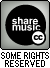 Music sharing license logo